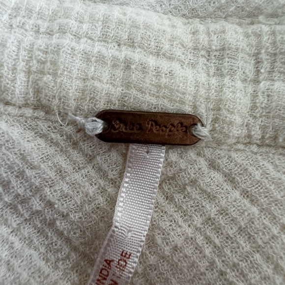 Free People Nordic Day Solid Top 100% Cotton Size XS - Picture 5 of 10